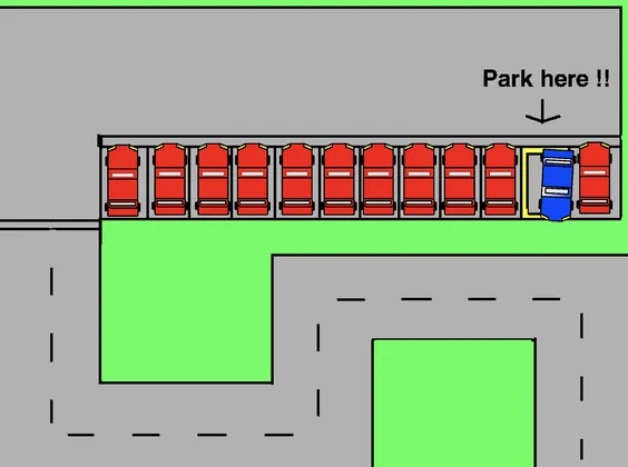 Estacionamiento de coches